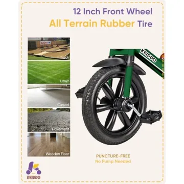 KRIDDO Kids Tricycle for Ages 2-5 with Adjustable Height
