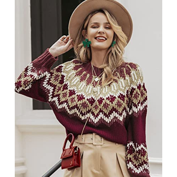 Christmas Earrings Beaded Xmas Bow Earring for Women Handmade Red Green Holiday Bow Drop Dangle Earrings Festive Jewelry Gifts (Green)