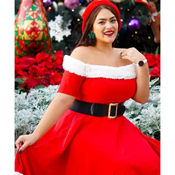 Christmas Earrings Beaded Xmas Bow Earring for Women Handmade Red Green Holiday Bow Drop Dangle Earrings Festive Jewelry Gifts (Green)