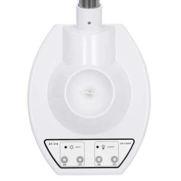 HomGarden Pro 2 in 1 Facial Steamer 5X LED Floor Magnifying Lamp UV Ozone Mist Face Steamer Salon Spa Beauty Skin Care Equipment