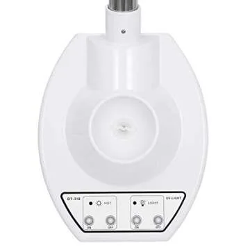 HomGarden Pro 2 in 1 Facial Steamer 5X LED Floor Magnifying Lamp UV Ozone Mist Face Steamer Salon Spa Beauty Skin Care Equipment