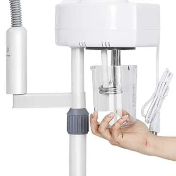 HomGarden Pro 2 in 1 Facial Steamer 5X LED Floor Magnifying Lamp UV Ozone Mist Face Steamer Salon Spa Beauty Skin Care Equipment