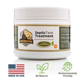 Septic Tank Treatment Packets for Home & RV - 1 Year Supply