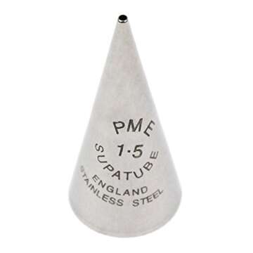 PME Seamless Stainless Steel Supatube, Writer No. 1.5 (Pack of 3)