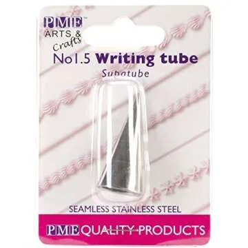 PME Seamless Stainless Steel Supatube, Writer No. 1.5 (Pack of 3)