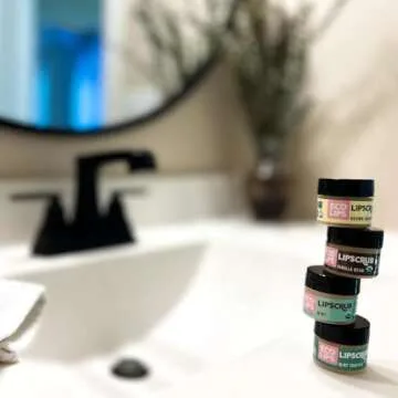 Eco Lips LIP SUGAR SCRUB 4 Pack - Organic Care for Lips