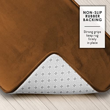 Clara Clark 3 Piece Bathroom Rug Set - Washable & Non-Slip