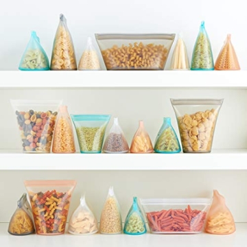 Zip Top Silicone Food Storage Bags | Eco-Friendly & Durable