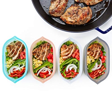 Zip Top Silicone Food Storage Bags | Eco-Friendly & Durable