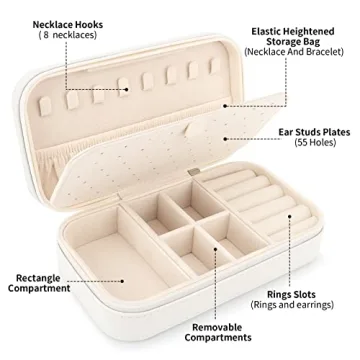DesignSter Travel Jewelry Box for Elegant Storage Solutions