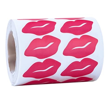 Sunmns Lips Stickers - 1000 Self Adhesive Craft Stickers
