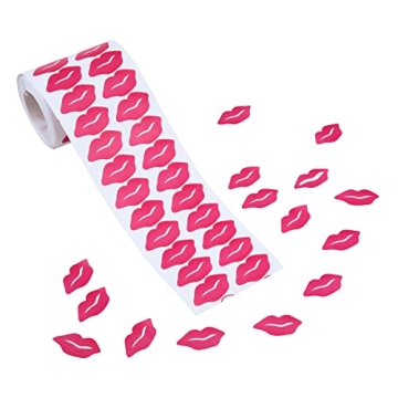 Sunmns Lips Stickers - 1000 Self Adhesive Craft Stickers