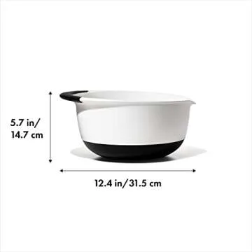 OXO Good Grips 5-Quart Mixing Bowl with Non-Slip Handle