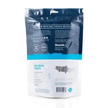 Healthy Freeze-Dried Salmon Skin Dog Treats Chews