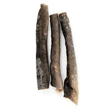 Healthy Freeze-Dried Salmon Skin Dog Treats Chews
