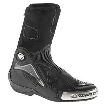 Dainese Axial Pro In Leather Boot (Euro 46/ US 12.5, Black/Black)