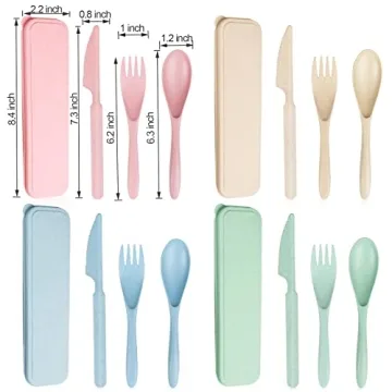Travel Utensils Set - Eco-Friendly & Convenient