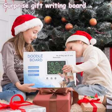SNEGDO LCD Writing Tablet for Kids - 21 Inch Doodle Board Toddler Educational Preschool Learning Toys Christmas Birthday Gift for 3 4 5 6 7 Year Old Girls Boys, White