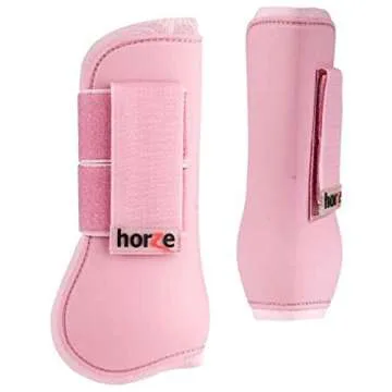 HORZE Chicago Protective Horse Tendon Boots - Lightweight Open Front Boots for Jumping, Trail Riding...