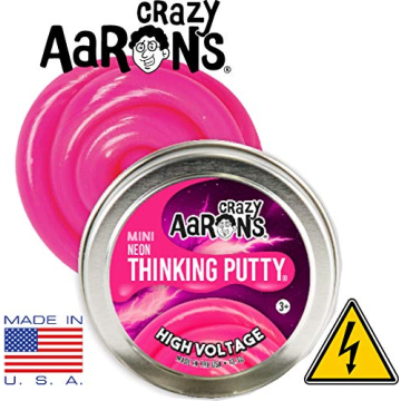 Crazy Aaron's Neon Putty Mini Tins Set for Creative Fun