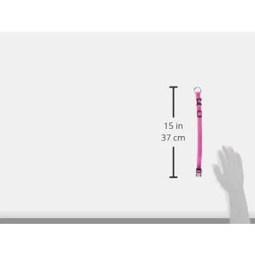 Hamilton Adjustable Dog Collar with Rhodamine Polka Dots