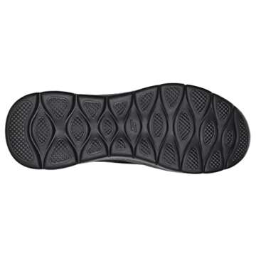 Skechers Men's Go Flex Hands Free Slip-ins Athletic Slip-on Casual Walking Shoes Sneaker, Black, 12 X-Wide