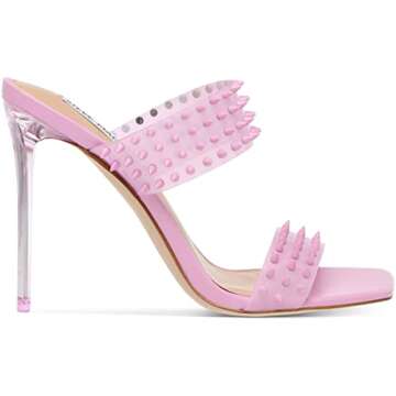 Steve Madden Women's Lunna Heeled Sandal, Pink, 8