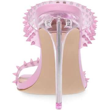 Steve Madden Women's Lunna Heeled Sandal, Pink, 8