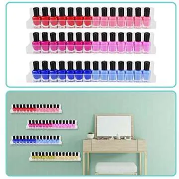 Umirokin Acrylic Nail Polish Rack for Stylish Organization
