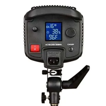 Godox 200W LED Video Light SL-200W,Bowens Mount 5600K, Studio Continuous LED Lamp for Camera DV Camcorder (White Light Version)