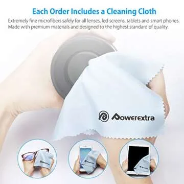 Powerextra LP E8 Battery Pack for Canon Cameras - 2-Pack