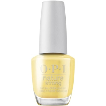 OPI Nature Strong Make My Daisy Bright Yellow Nail Polish | Long-Lasting Eco-Friendly Formula