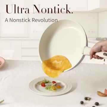 Carote Nonstick Pots and Pans Set with Detachable Handle