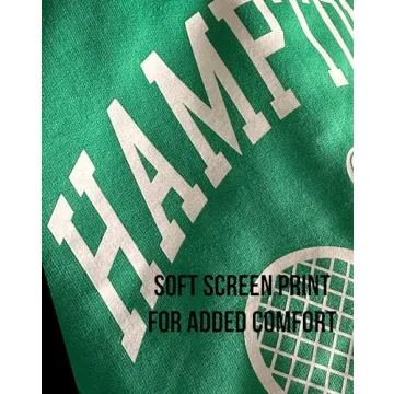 Hamptons Men's Tennis Club Relaxed Sweatshirt - Vintage Style