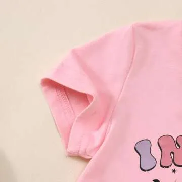 GLlGLITTR Toddler Baby Girl Halloween Shirt in My Spooky Era Ghost Tshirt Spooky Season Short Sleeve Tee Top Kid Fall Clothes(Pink3,18-24Months)