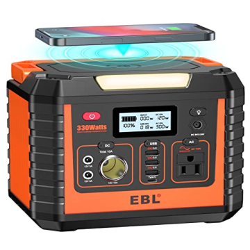 EBL Portable Power Station 300 110V Solar Generator