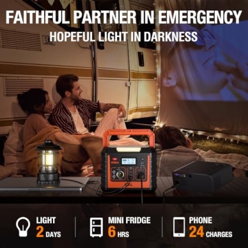 EBL Portable Power Station 300 110V Solar Generator