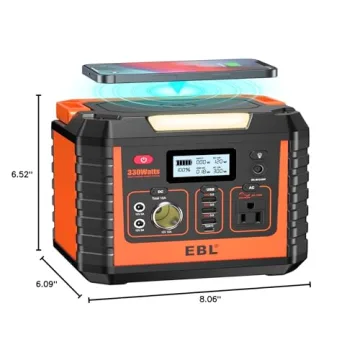 EBL Portable Power Station 300 110V Solar Generator