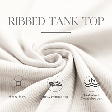 Stylish Relety Women's Reversible Crop Tank Tops