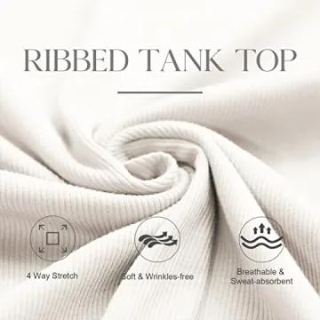 Stylish Relety Women's Reversible Crop Tank Tops