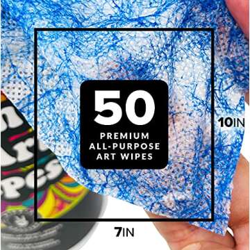 Paint and Art Wipes - Effortless Cleanup for Creative Projects