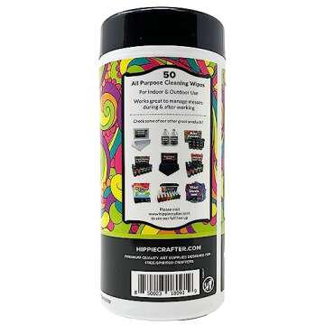 Paint and Art Wipes - Effortless Cleanup for Creative Projects