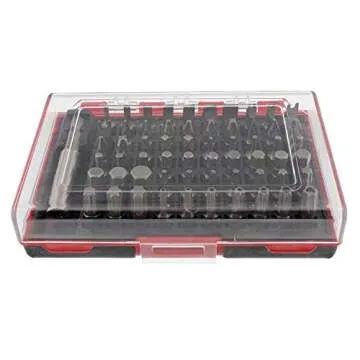 ABN Security Bit Set - 61 Piece Assorted Screwdriver Bits and Magnetic Extension Bit Holder, Impact Driver Bits