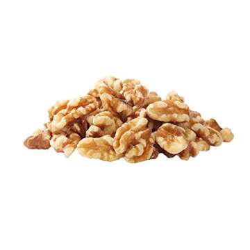 Amazon Brand - Happy Belly California Walnuts, Halves and Pieces, 40 Ounce