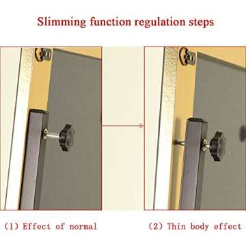 U HOME Ultra Large Wooden Full Length Floor Mirror,Free Standing Dressing Mirror - Standing Hanging or Leaning Against Wall Mirror for Living Room/Bedroom/Cloakroom (Black（Arch）, 78.7“*31.5”)