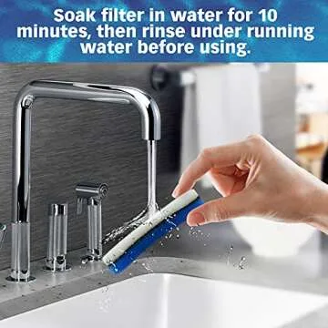 PetStandard Replacement Premium Water Filter for NPET WF050 Transparent Water Fountain. Arc-Shaped, Washable Pet Fountain filters with Triple Filtration System, Pack of 12