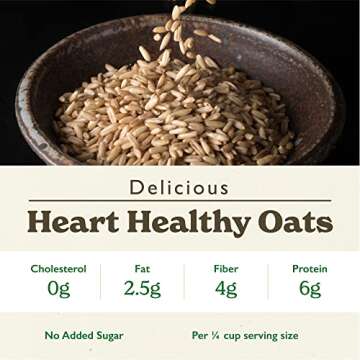 GF Harvest Gluten Free Organic Oat Groats, 5 Pound Bag