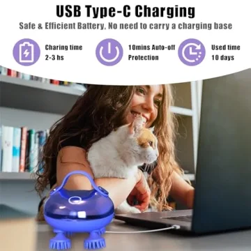 Portable Electric Scalp Massager for Hair Growth