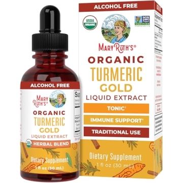 USDA Organic Turmeric Gold Drops for Immune Support