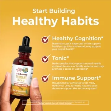 USDA Organic Turmeric Gold Drops for Immune Support